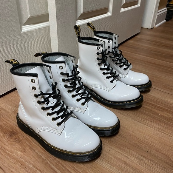 Dr. Martens Shoes - Dr. Martens Women’s Patent Leather Boots Bundle 1460 And Zavala Sizes 8 And 7
